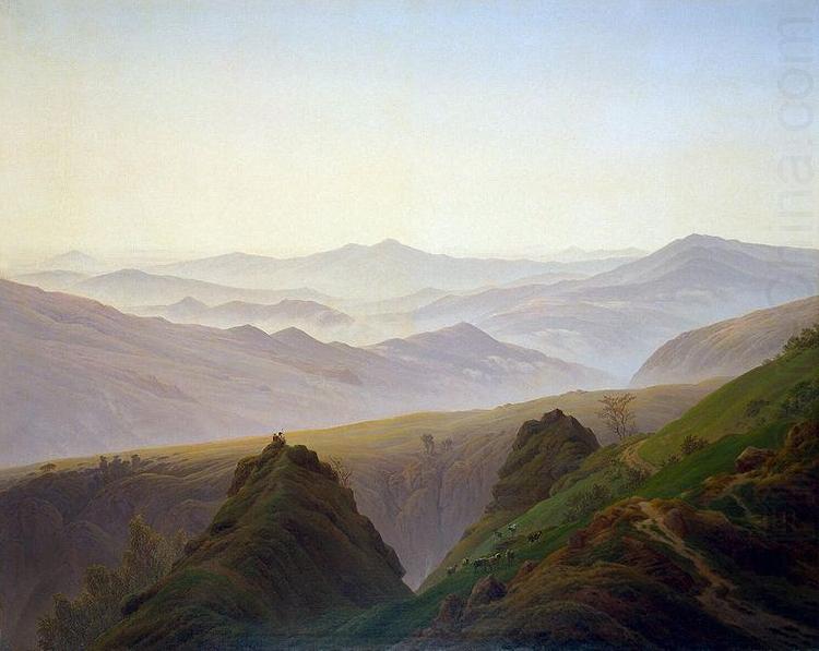 Caspar David Friedrich Morning in the Mountains oil painting picture